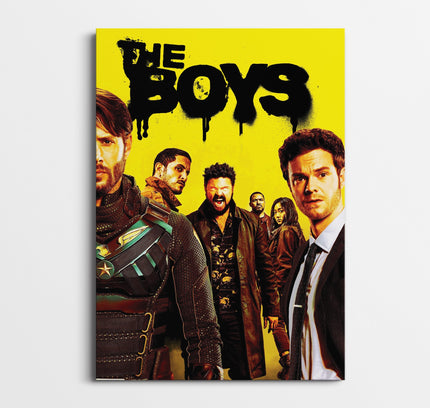 The Boys Yellow Poster | Superhero TV Series Wall Art Print Lazywalls