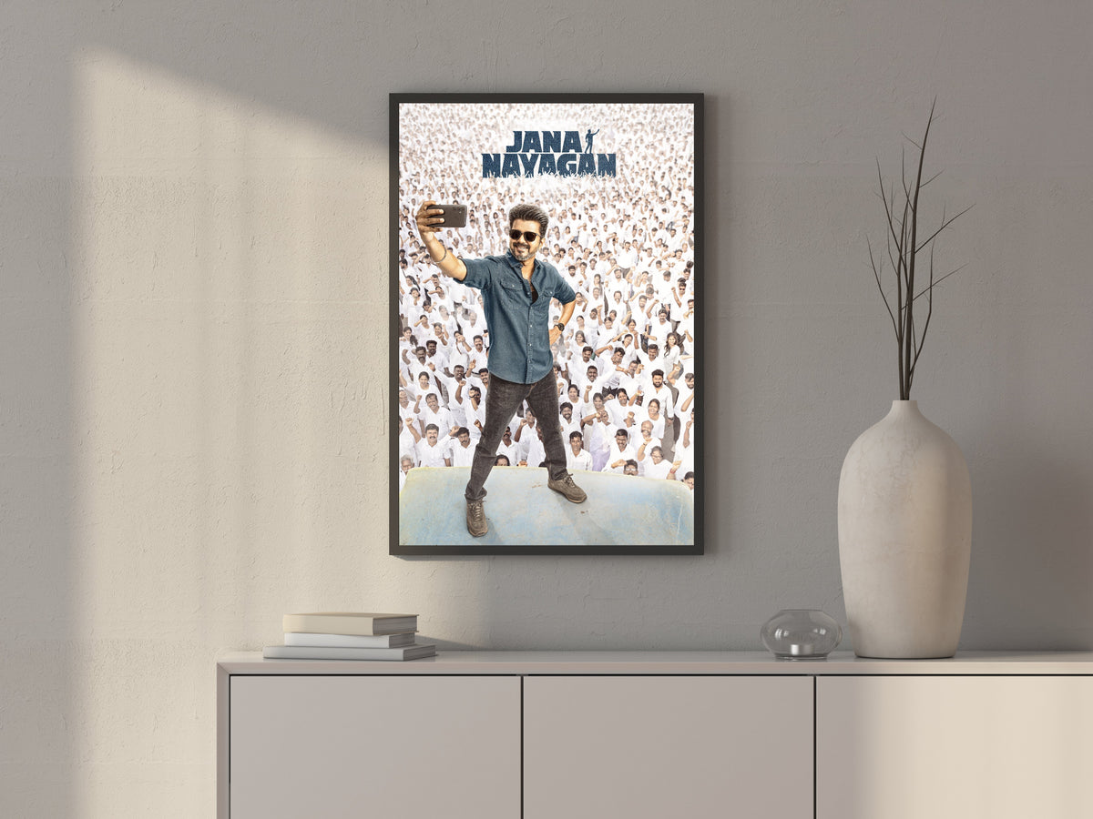 Jana Nayagan Thalapathy Vijay Poster - Official Movie Print Lazywalls