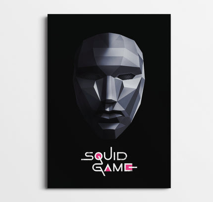 Squid Game Mask Wall Poster – Netflix Series Wall Art Lazywalls