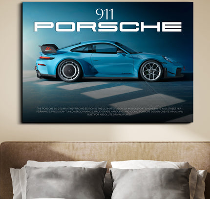 Porsche 911 GT3 Manthey Racing Poster | Performance Car Wall Art Lazywalls