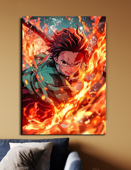 Tanjiro Kamado Demon Slayer Poster | Anime Wall Art Lazywalls