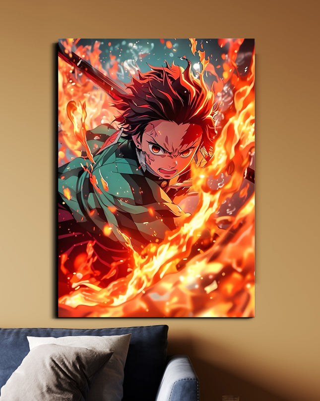 Tanjiro Kamado Demon Slayer Poster | Anime Wall Art Lazywalls