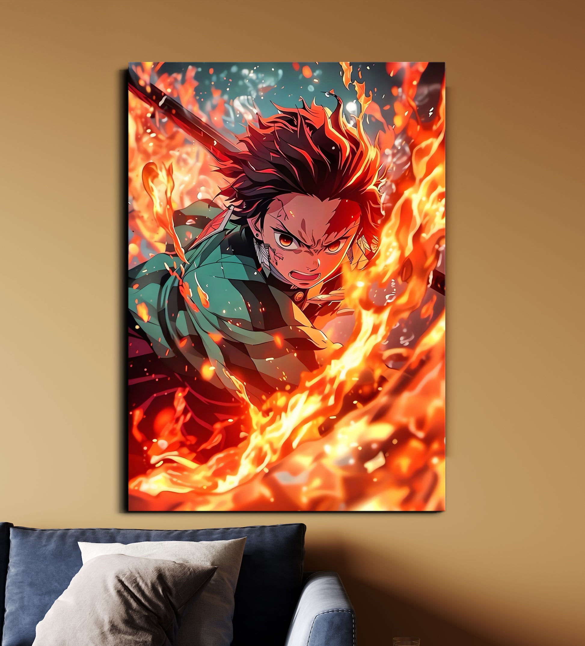 Tanjiro Kamado Demon Slayer Poster | Anime Wall Art Lazywalls