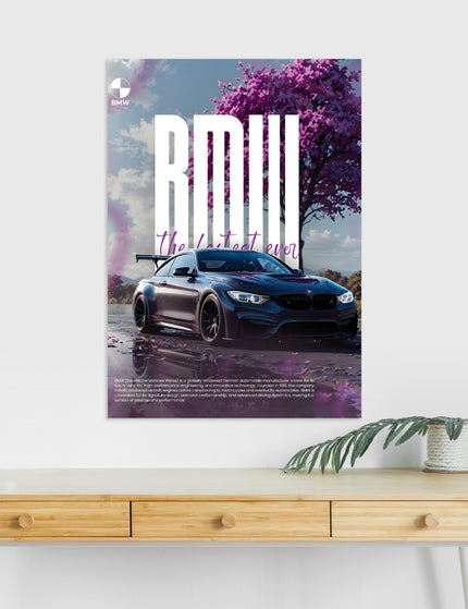 BMW M4 Poster | Luxury Car Wall Art | Aesthetic Automotive Print Lazywalls