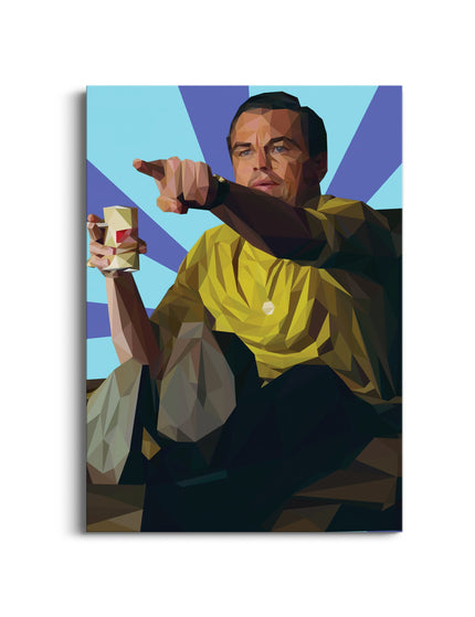 Wolf of Wall Street Inspired Poster | Hustle Finance Wall Art Lazywalls