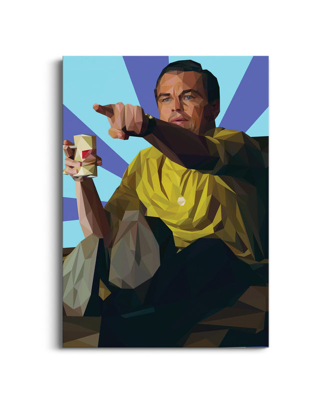 Wolf of Wall Street Inspired Poster | Hustle Finance Wall Art Lazywalls