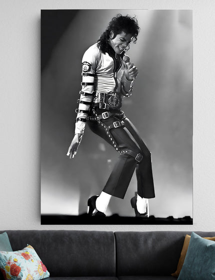 Michael Jackson Black & White Poster | Vintage Performance Wall Art Lazywalls