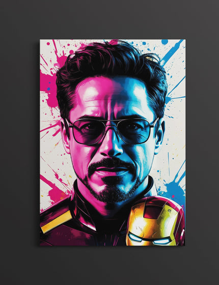 Iron Man Poster Marvel Wall Art | Tony Stark Room Decor Lazywalls