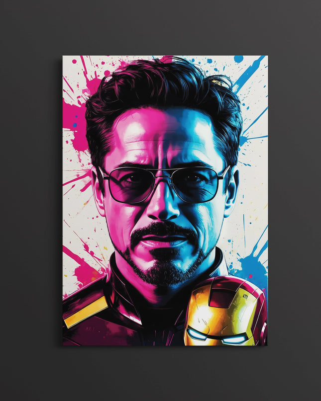 Iron Man Poster Marvel Wall Art | Tony Stark Room Decor Lazywalls