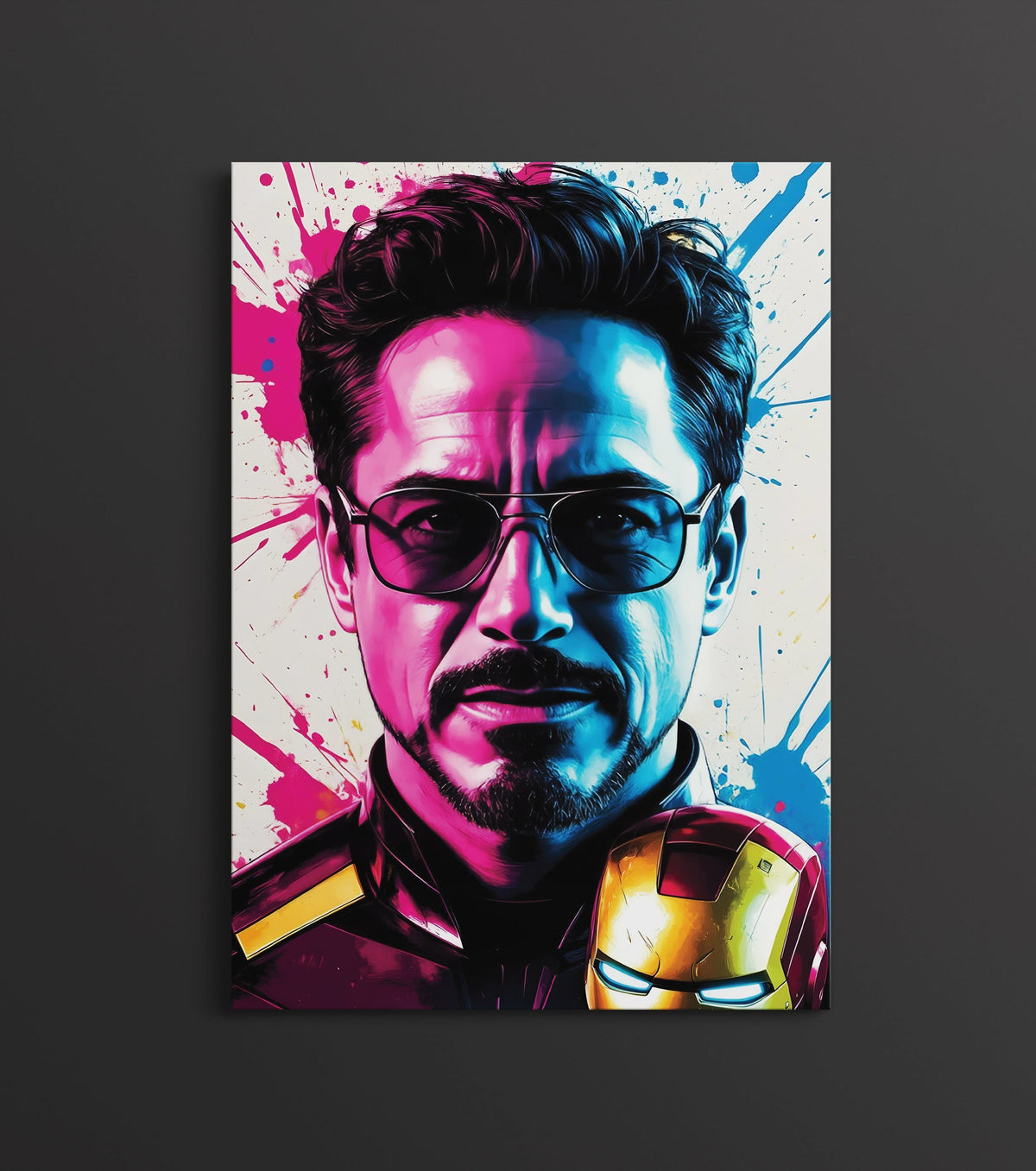 Iron Man Poster Marvel Wall Art | Tony Stark Room Decor Lazywalls