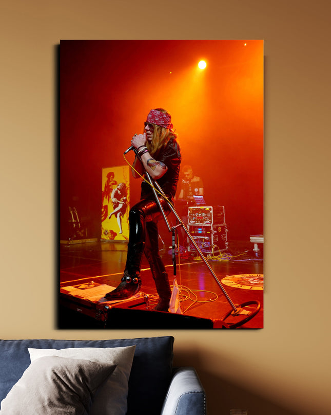 Axl Rose Live Concert Poster | Guns N’ Roses Rock Legend Wall Art Lazywalls