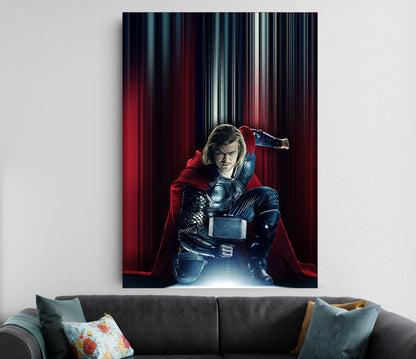 Thor Hammer Poster | Marvel Mjolnir Poster | Thor Wall Art Decor Lazywalls