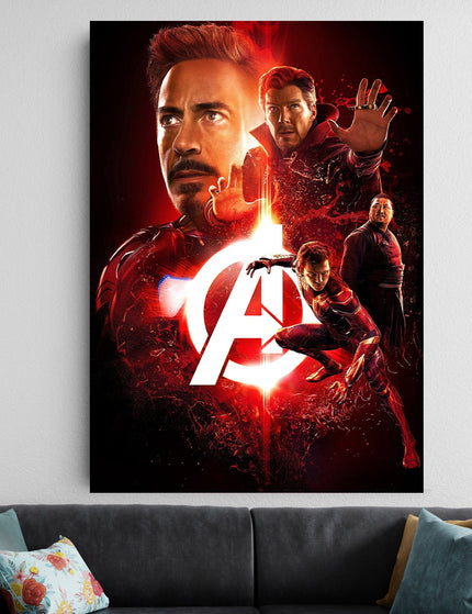 Avengers Poster | Marvel Wall Art | Iron Man Spider Man Doctor Strange Lazywalls