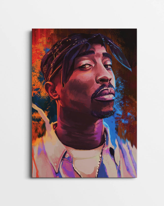 Tupac Shakur Poster | 2Pac Hip Hop Wall Art Portrait Lazywalls