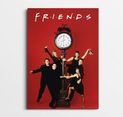 Friends TV Series Poster | Iconic 90s Sitcom Cast Wall Art Print Lazywalls