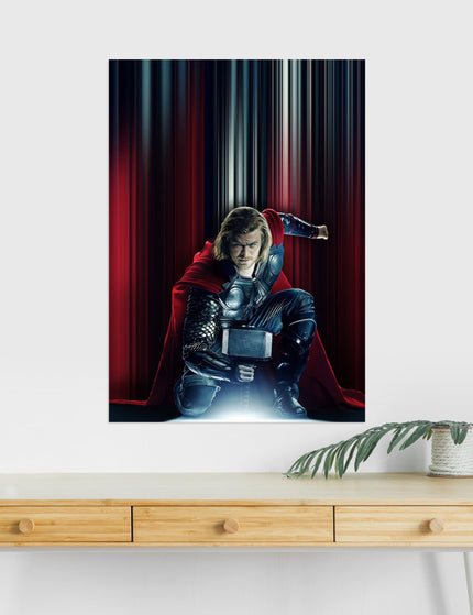 Thor Hammer Poster | Marvel Mjolnir Poster | Thor Wall Art Decor Lazywalls