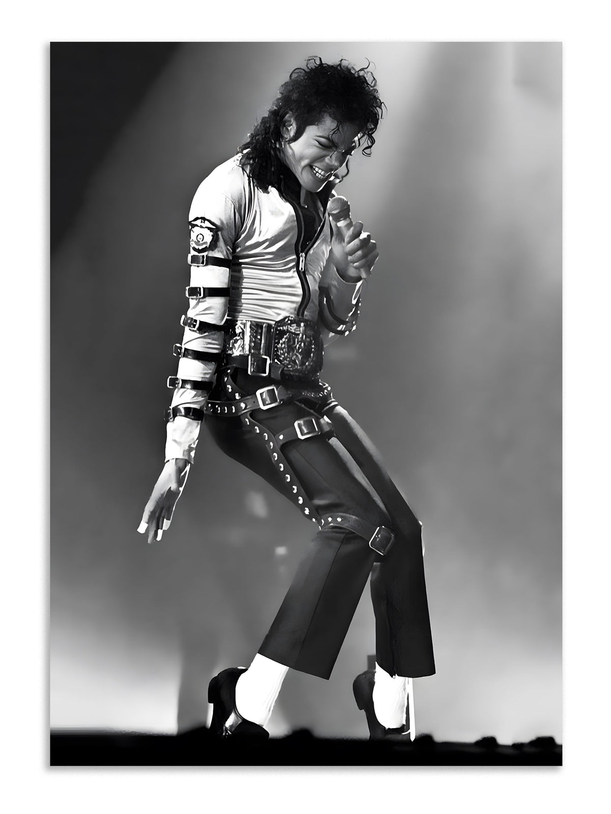 Michael Jackson Black & White Poster | Vintage Performance Wall Art Lazywalls