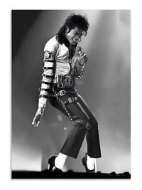 Michael Jackson Black & White Poster | Vintage Performance Wall Art Lazywalls