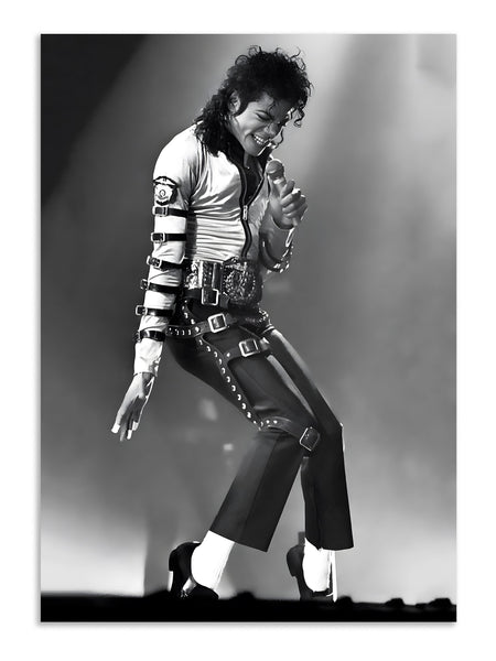 Michael Jackson Black & White Poster | Vintage Performance Wall Art Lazywalls