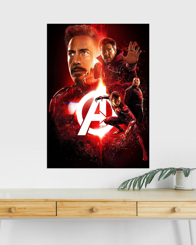 Avengers Poster | Marvel Wall Art | Iron Man Spider Man Doctor Strange Lazywalls