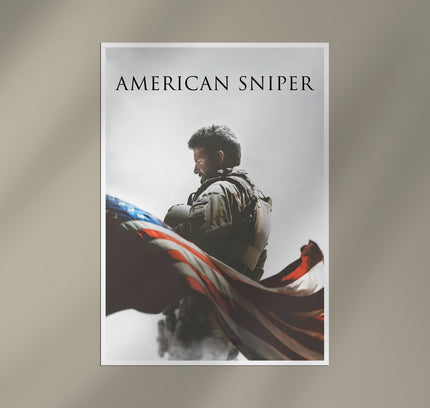American Sniper Inspired Wall Art Print | Military Tribute Poster Decor Lazywalls