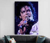 Michael Jackson Live Performance Poster | Signature MJ Wall Art Lazywalls