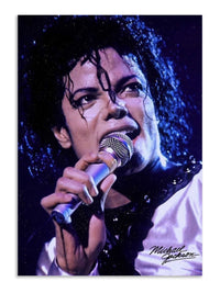 Michael Jackson Live Performance Poster | Signature MJ Wall Art Lazywalls
