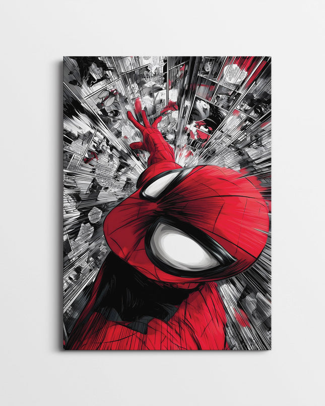 Spider-Man Action Poster | Marvel Superhero Wall Art Lazywalls