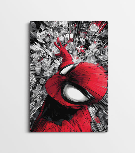 Spider-Man Action Poster | Marvel Superhero Wall Art Lazywalls