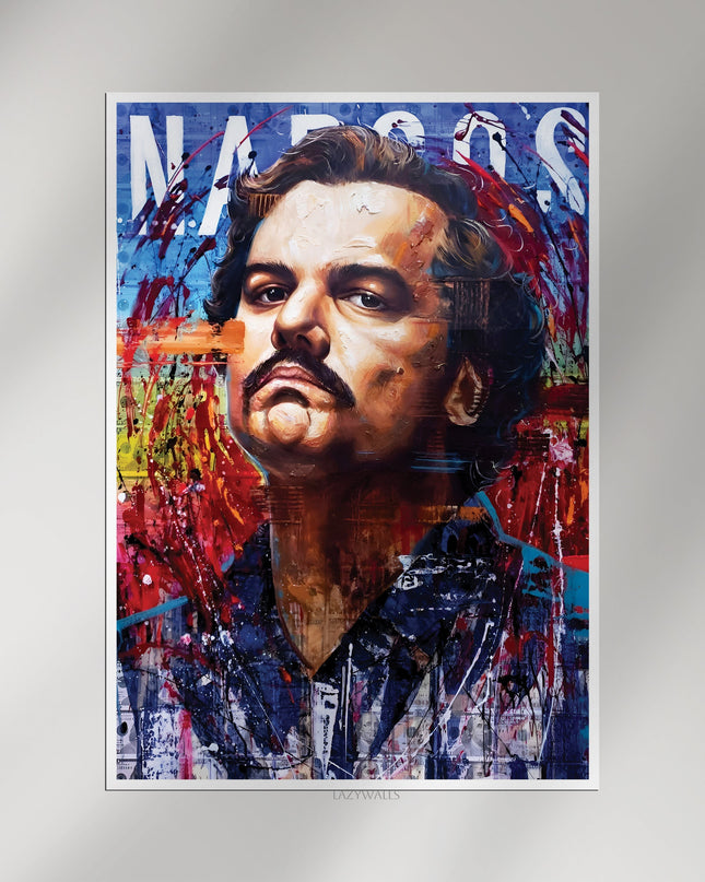 Pablo Escobar Narcos Graffiti Poster | Kingpin Wall Art Lazywalls