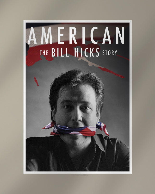 American – The Bill Hicks Story Inspired Poster | Political Biography Wall Art Print Lazywalls