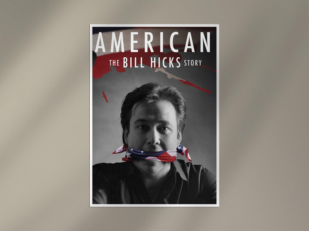 American – The Bill Hicks Story Inspired Poster | Political Biography Wall Art Print Lazywalls