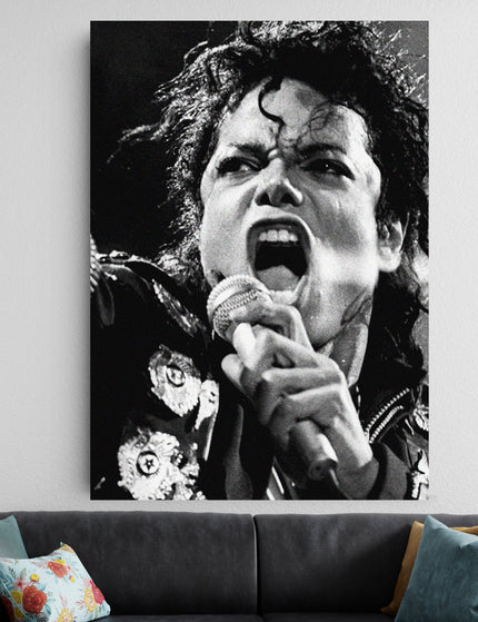 Michael Jackson Vintage Portrait Poster | Classic MJ Wall Art Lazywalls