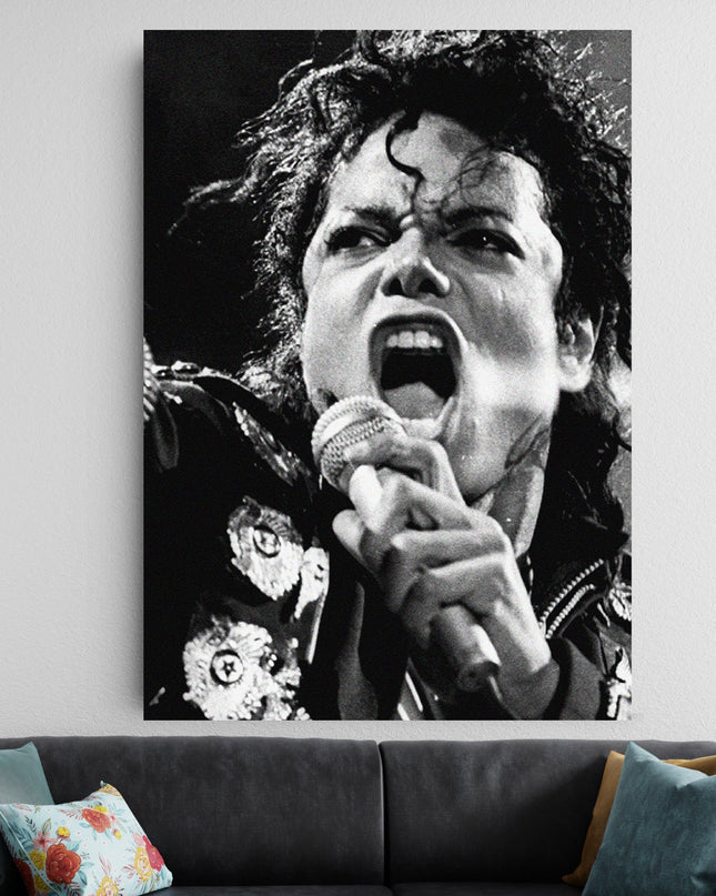 Michael Jackson Vintage Portrait Poster | Classic MJ Wall Art Lazywalls