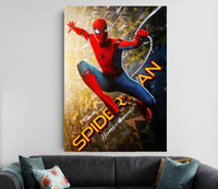 Spider Man Homecoming Swing Poster | Marvel | Spiderman Action Wall Art Lazywalls