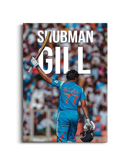 Shubman Gill Poster | Indian Cricket Star Wall Art Lazywalls