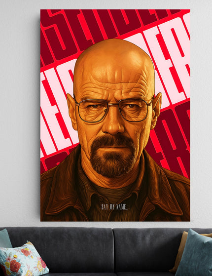 Walter White Poster | Breaking Bad | Heisenberg Aesthetic Room Decor Lazywalls