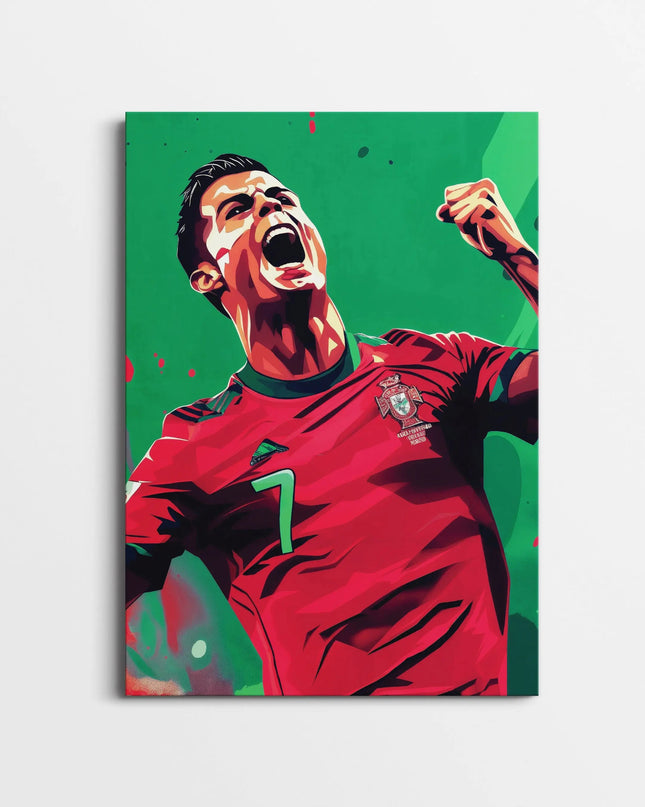 Cristiano Ronaldo Portugal Poster | CR7 Football Wall Art Lazywalls