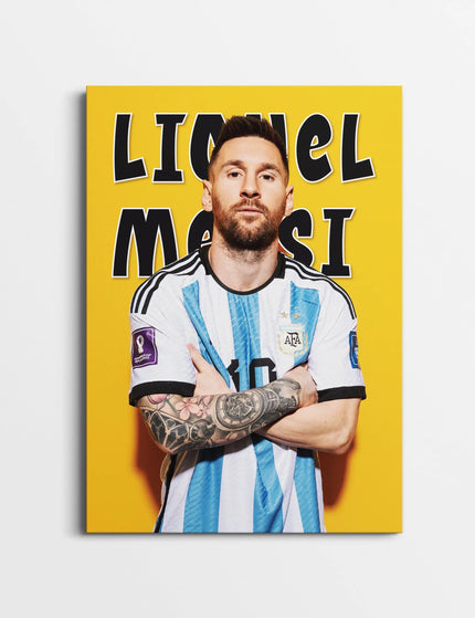 Lionel Messi Argentina Wall Poster | Football Legend Wall Art Lazywalls