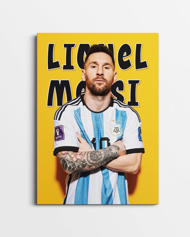 Lionel Messi Argentina Wall Poster | Football Legend Wall Art Lazywalls