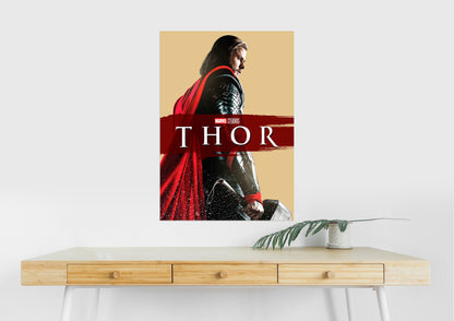 Thor Classic Poster | Marvel Superhero Wall Art Aesthetic Decor Lazywalls