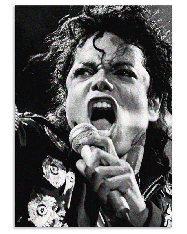 Michael Jackson Vintage Portrait Poster | Classic MJ Wall Art Lazywalls