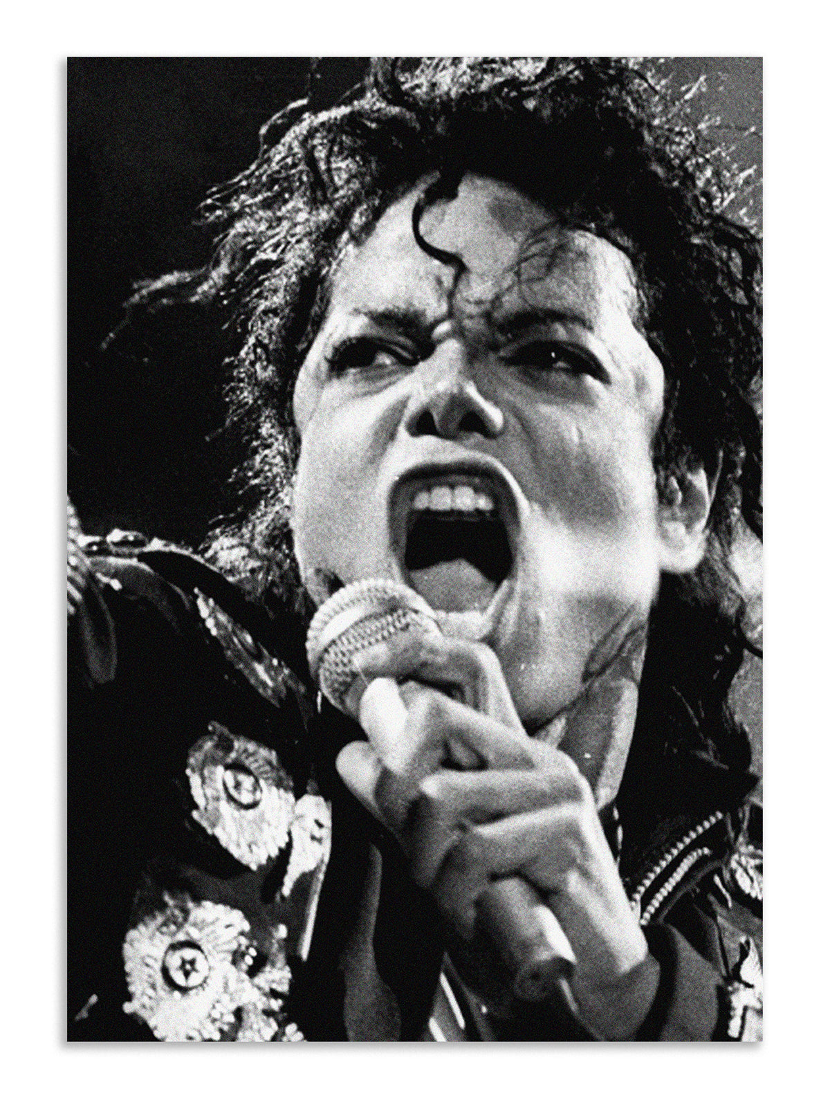 Michael Jackson Vintage Portrait Poster | Classic MJ Wall Art Lazywalls
