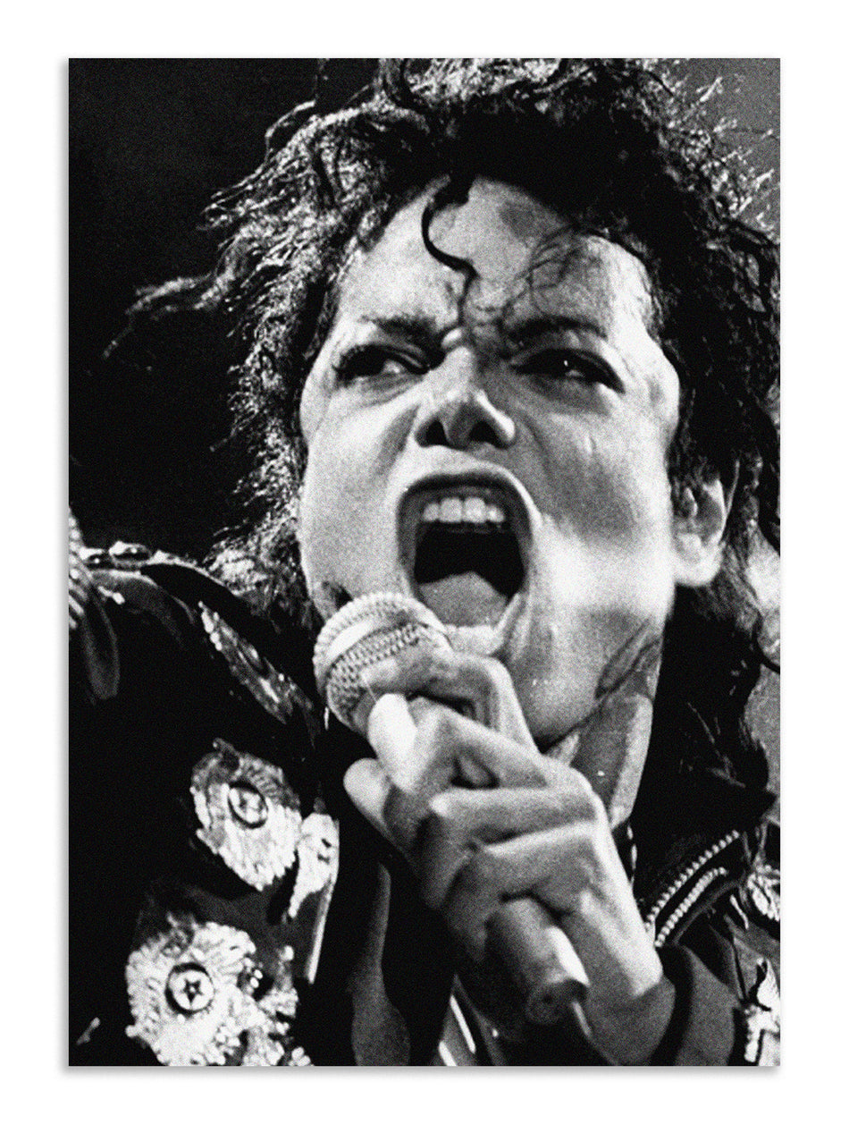 Michael Jackson Vintage Portrait Poster | Classic MJ Wall Art Lazywalls