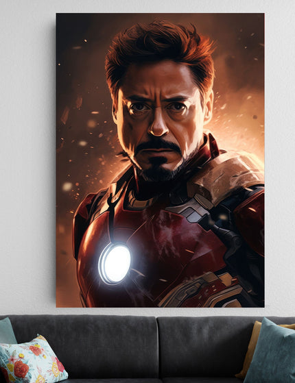 Iron Man Poster | Marvel Avengers Wall Art | Tony Stark Room Decor Lazywalls