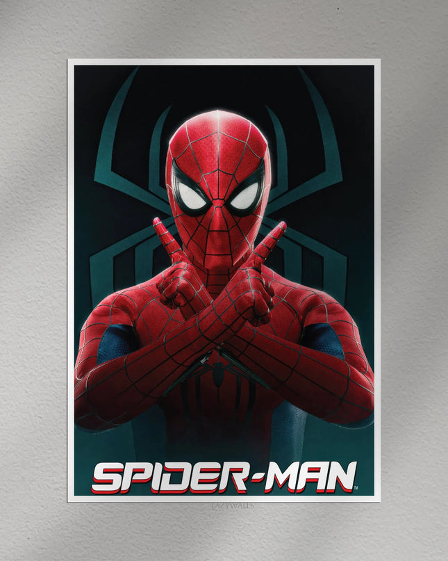 Spider-Man Poster | Marvel Superhero Wall Art | Spiderman Home Decor Lazywalls