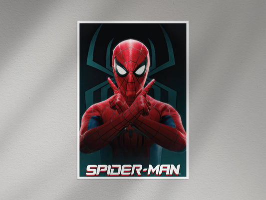 Spider-Man Poster | Marvel Superhero Wall Art | Spiderman Home Decor Lazywalls