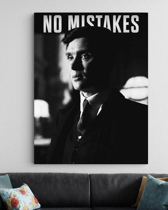Thomas Shelby | No Mistakes Poster | Peaky Blinders TV Series Poster Lazywalls