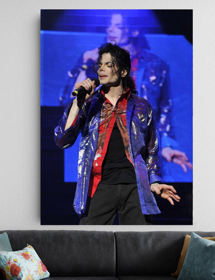 Michael Jackson Concert Poster | Modern MJ Stage Performance Wall Art Lazywalls