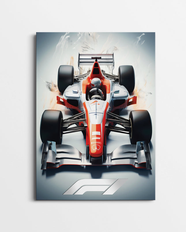 Formula 1 Race Car Poster | Modern Motorsport Wall Art Lazywalls